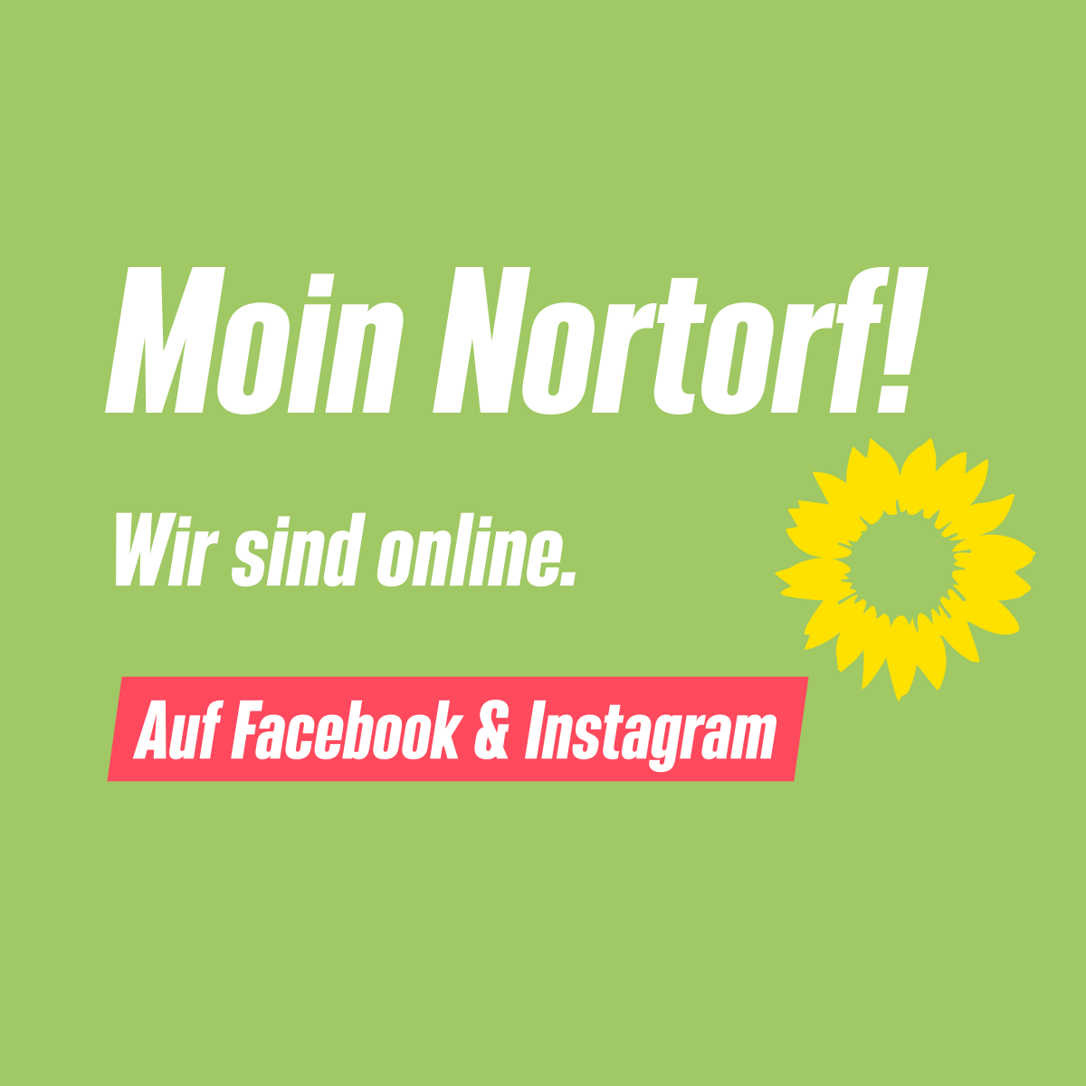 Wir sind online - auf Facebook & Instagram