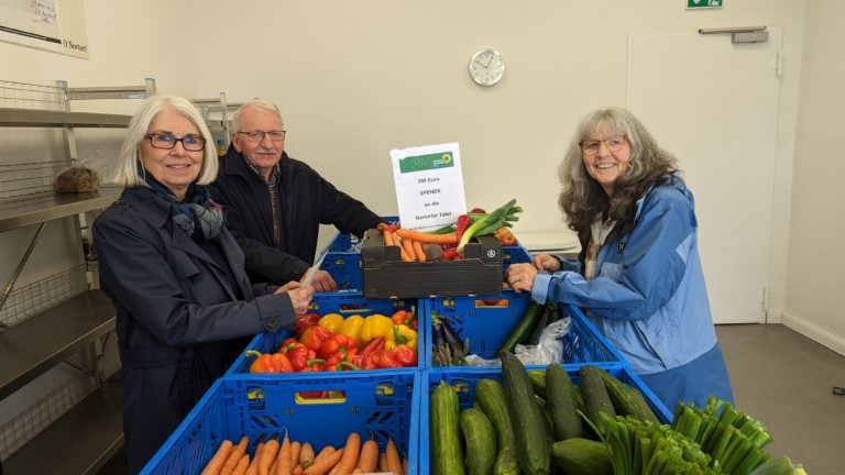 Spendenübergabe an Nortorfer Tafel