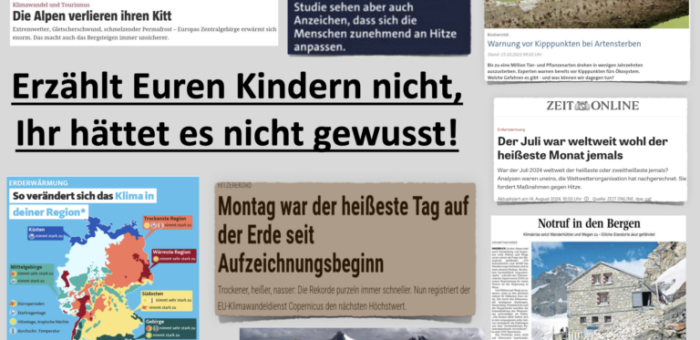 Klimawandel allerorten