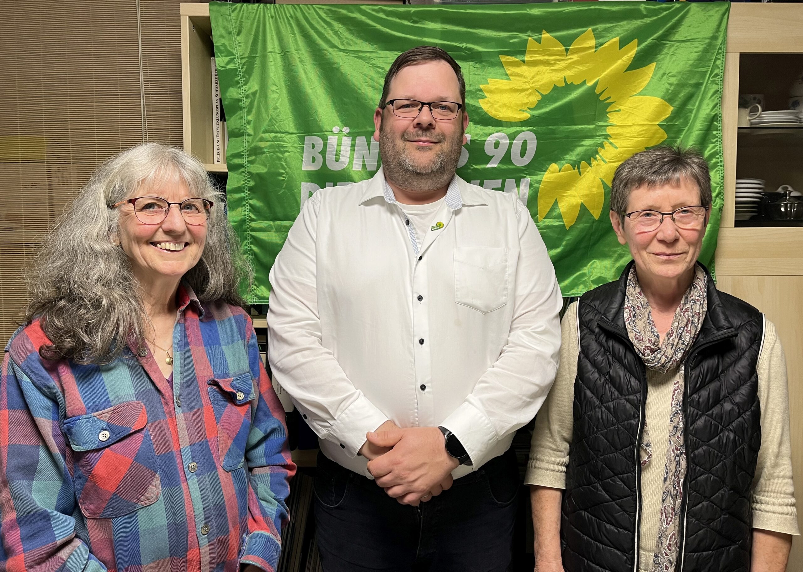 Angelika Bretschneider, Christoph Fellbaum und Monika Freitag bilden den Ortsverbandsvorstand