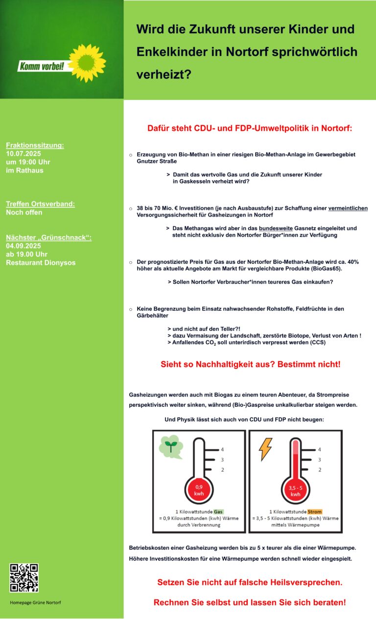 Teures Heizen für Nortorf