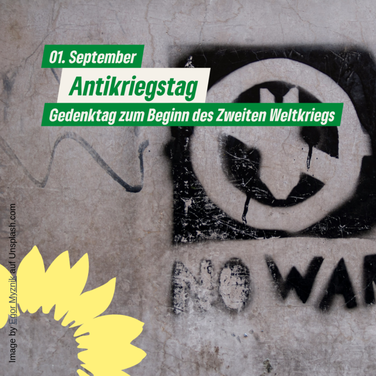 01. September: Antikriegstag
