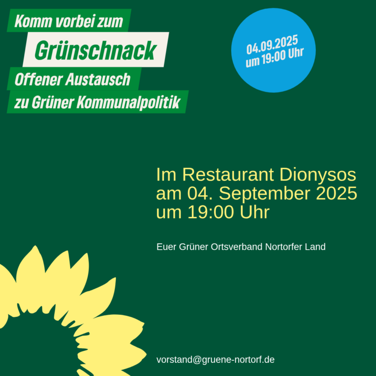 Grünschnack im Dionysos