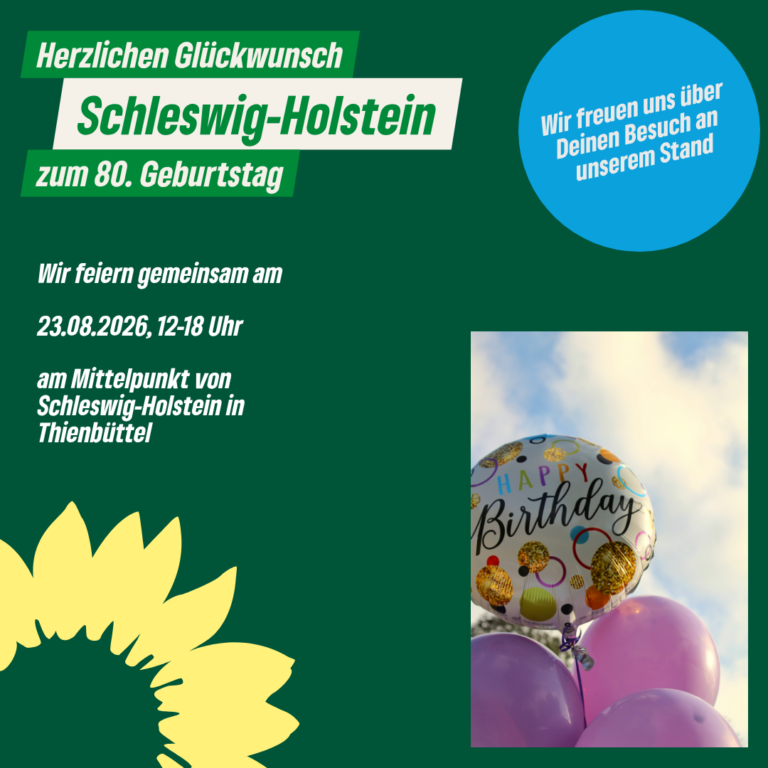 Wir feiern mit Schleswig-Holstein