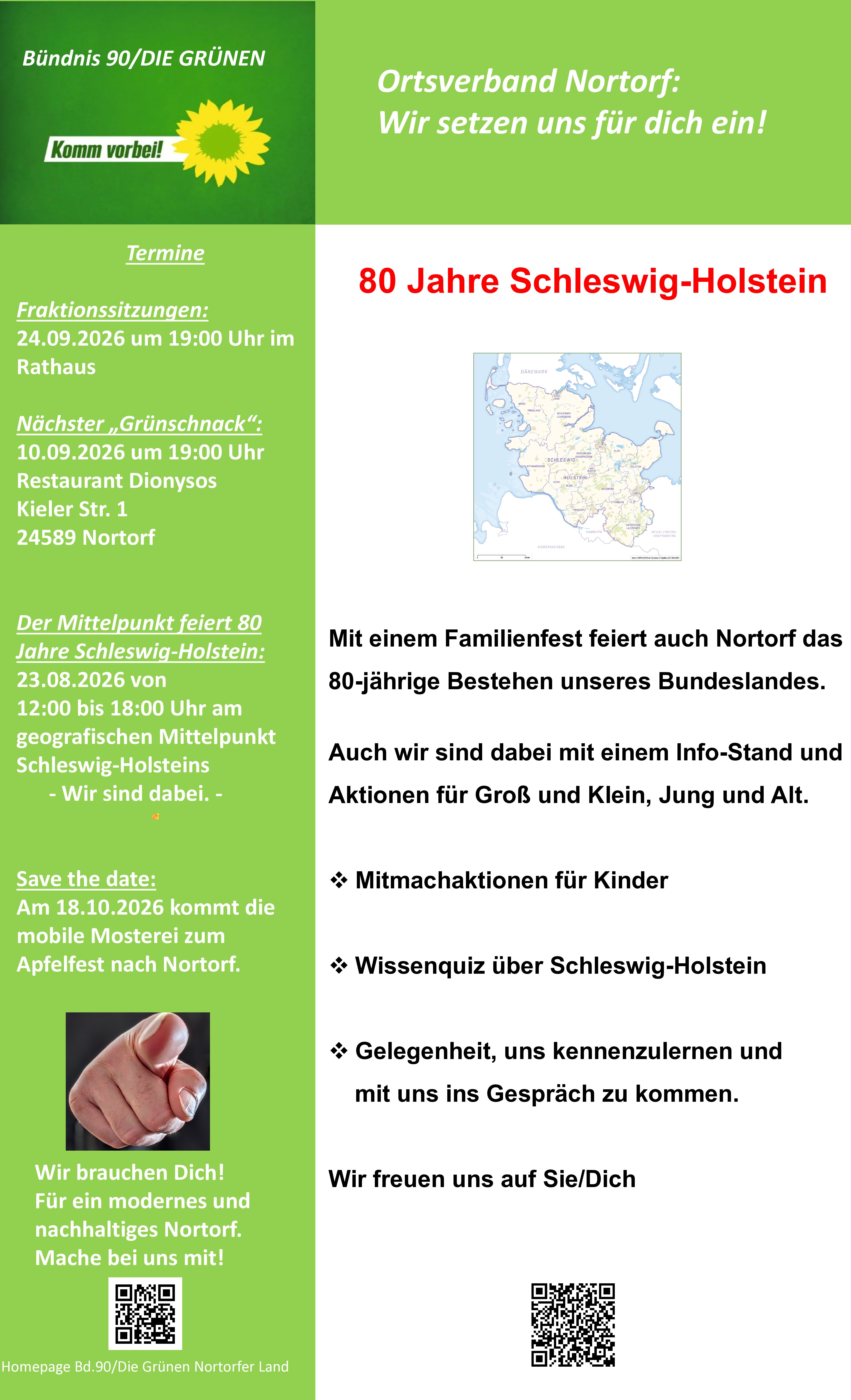 80 Jahre Schleswig-Holstein