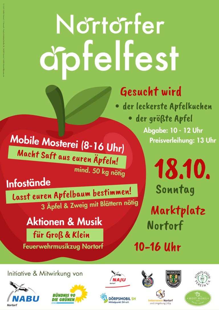 🍎 APFELFEST NORTORF am 18.10. 🍏